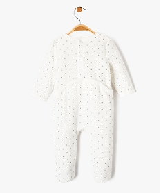 pyjama en velours a motif lapin bebe fille beigeD451101_4