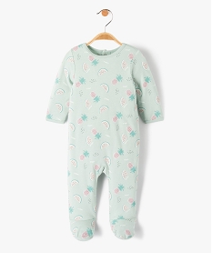 GEMO Pyjama bébé à motifs fruits exotiques fermeture pont dos Vert