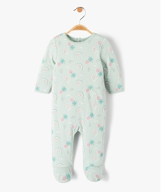 pyjama bebe a motifs fruits exotiques fermeture pont dos vertD453201_1