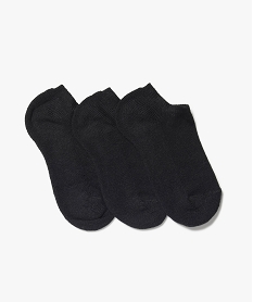 chaussettes enfant ultra courtes (lot de 3) noir standardD458401_1