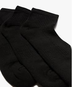 chaussettes homme special sport tige courte (lot de 3) noir standardD460701_2
