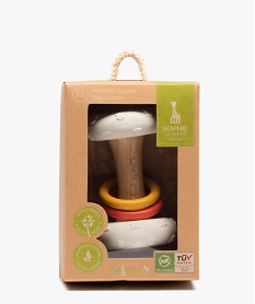 GEMO Hochet bébé en bois et caoutchouc naturel - Sophie la Girafe Multicolore