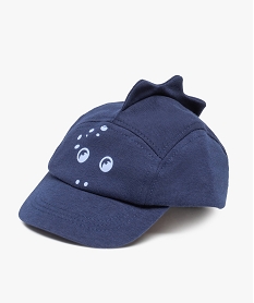 casquette bebe garcon en molleton imprime bleu standardD465501_1