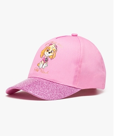GEMO Casquette fille avec motif et visière pailletée - Pat Patrouille Rose