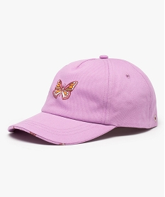 casquette fille avec motifs papillons roseD469101_1