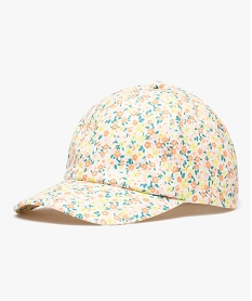 GEMO Casquette fille à motifs fleuris Multicolore