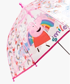 parapluie enfant transparent imprime - peppa pig rose autres accessoires filleD474601_3