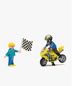jeu figurines course de moto - playmobil multicoloreD476801_2