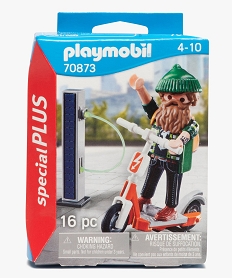 GEMO Jeu figurine et trottinette - Playmobil Multicolore