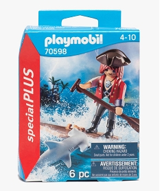 GEMO Jeu figurine pirate et radeau - Playmobil Multicolore