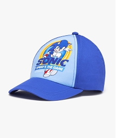 GEMO Casquette garçon ajustable avec motif - Sonic Bleu