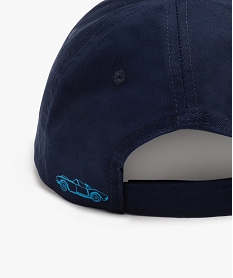 casquette garcon avec motif formule 1 bleuD480701_2