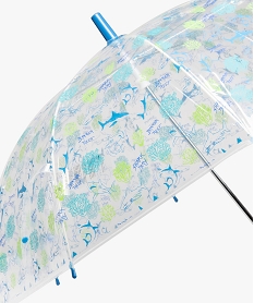 parapluie enfant transparent imprime requins blancD482401_2