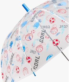parapluie enfant transparent imprime ballons blancD482501_2