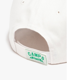 casquette mixte avec inscription brodee - camps united blancD483101_2