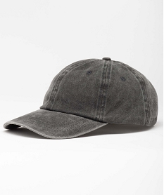 casquette homme en coton ajustable gris standardD485101_1