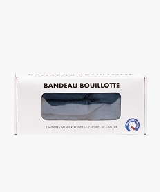 bandeau bouillotte a chauffer au micro-ondes bleuD494301_1