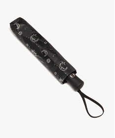 parapluie pliable a motifs celestes argentes noir accessoires cheveuxD494701_2