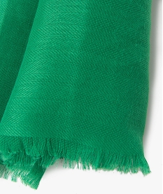 foulard femme uni et leger en polyester recycle vert standard autres accessoiresD495701_2