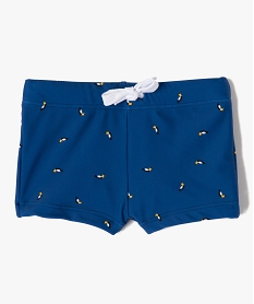 GEMO Maillot de bain bébé garçon forme boxer à motif toucans beige vif