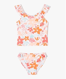 GEMO Maillot de bain bébé fille 2 pièces tankini fleuri Imprimé