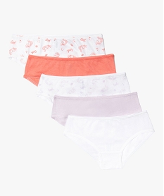 GEMO Culottes fille assorties (lot de 5) Multicolore