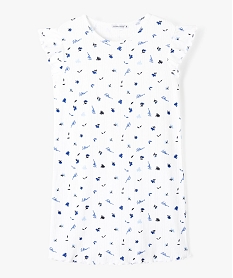 GEMO Chemise de nuit fille à motifs fleuris - LuluCastagnette Imprimé