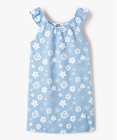 GEMO Chemise de nuit fille à motifs fleuris Imprimé