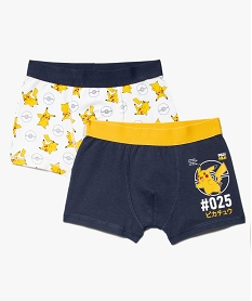 boxer garcon a motifs (lot de 2) - pokemon multicolore sous-vetementsD502001_1