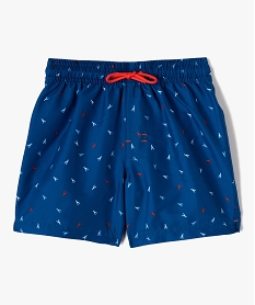 short de surf garcon a motifs homards bleuD503801_1