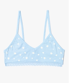 GEMO Soutien-gorge fille à motifs fleuris Imprimé