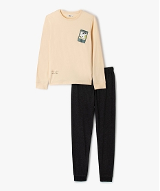 GEMO Pyjama garçon avec motif manga beige standard