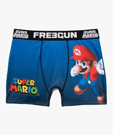 GEMO Boxer homme imprimé Super Mario - Freegun Blanc