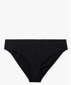bas de maillot de bain femme grande taille coupe classique noir standard bas de maillots de bainD520101_4