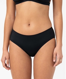 GEMO Bas de maillot de bain femme forme shorty Noir