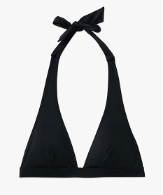 haut de maillot de bain femme forme triangle noir haut de maillots de bainD522601_4