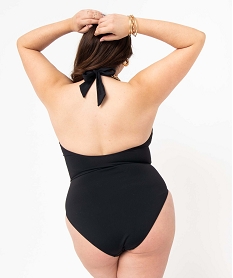 maillot de bain femme grande taille 1 piece dos nu noir maillots de bain 1 pieceD523901_3
