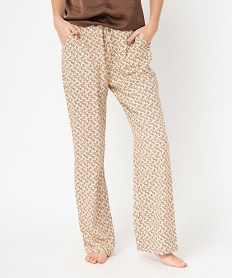pantalon de pyjama femme imprime imprime bas de pyjamaD524901_1