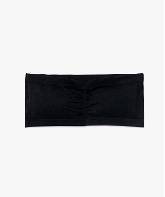 soutien-gorge bandeau avec coussinets amovibles noirD525901_4
