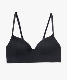 soutien-gorge push-up en maille cotelee noirD526901_4