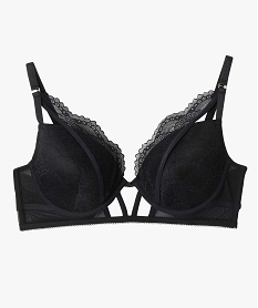 soutien-gorge femme grande taille emboitant a decoupes fantaisie noir sous-vetementsD535701_4