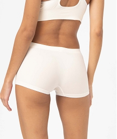 boxer en maille extensible femme beigeD536301_2