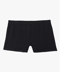 boxer en maille extensible femme noir shortiesD536401_4