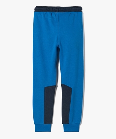 jogging garcon en molleton doux bleu pantalonsD538601_3