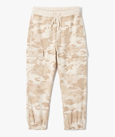 pantalon de jogging garcon avec motif camouflage imprime pantalonsD539001_1