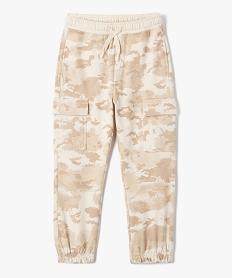 pantalon de jogging garcon avec motif camouflage imprimeD539001_1