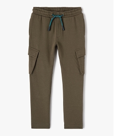 GEMO Pantalon de jogging garçon avec poches à rabat - LuluCastagnette Vert