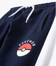 pantalon de jogging garcon avec bandes contrastantes - pokemon bleuD539201_2