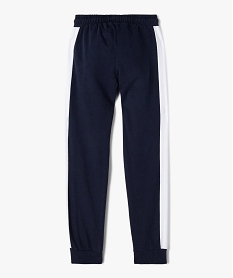 pantalon de jogging garcon avec bandes contrastantes - pokemon bleu pantalonsD539201_3