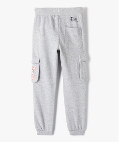 pantalon de jogging garcon avec poches sur les cuisses - camps united gris pantalonsD539401_4